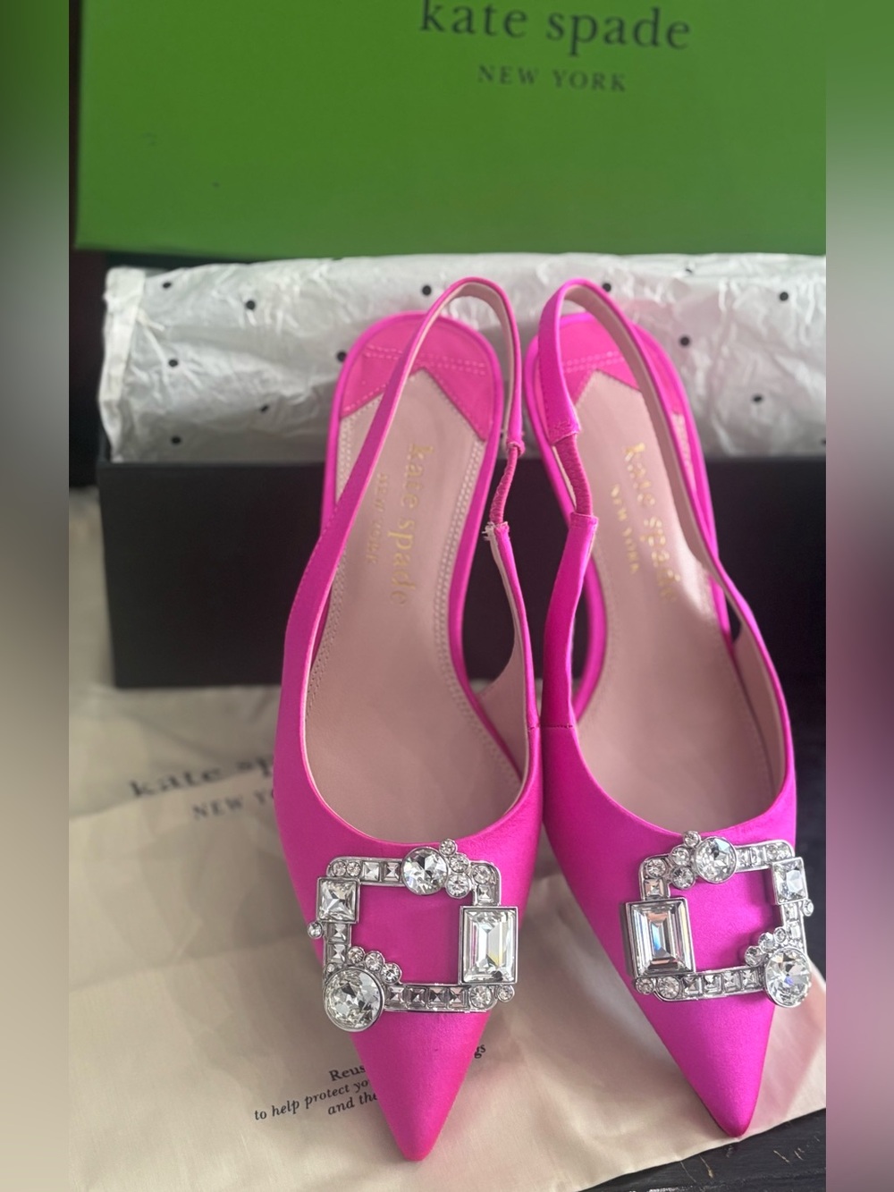CONSIDERING OFFERS!
Kate Spade Renata Hot Pink Kitten Heel, 5.5B - Picture 2 of 8